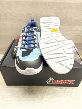 Rocky Women's Light Blue and Navy Work Sneaker #360